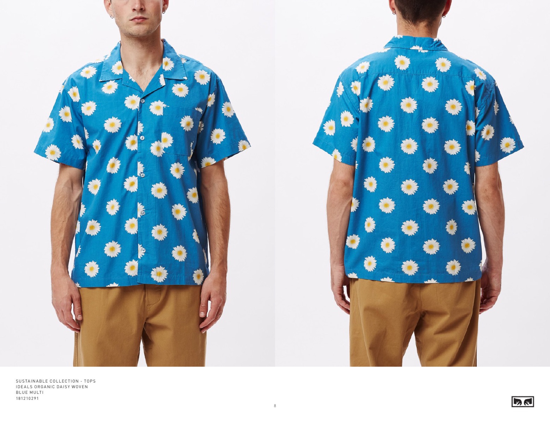 OBEY catalog shirt product layout