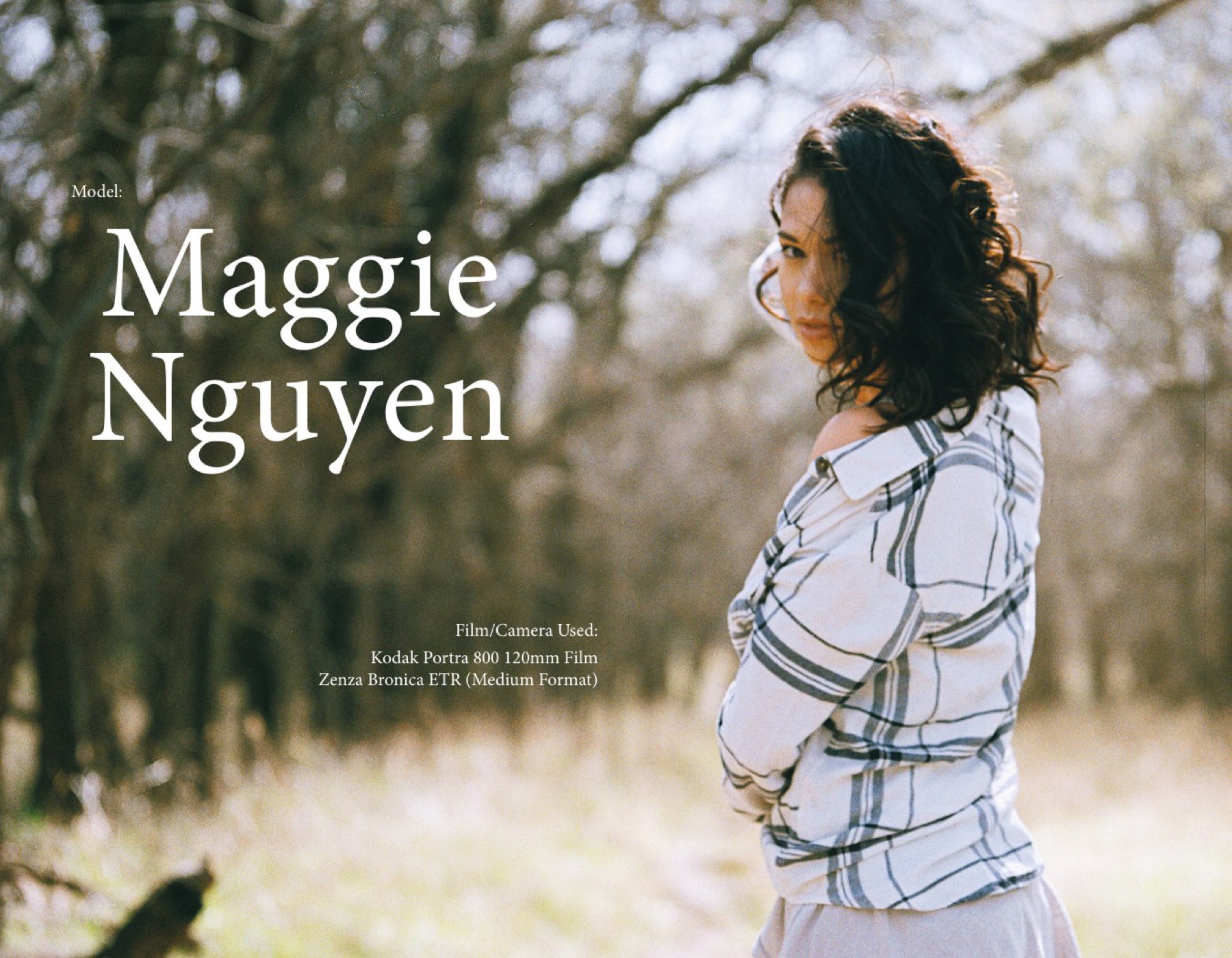 Portrait editorial cover for Maggie Nguyen