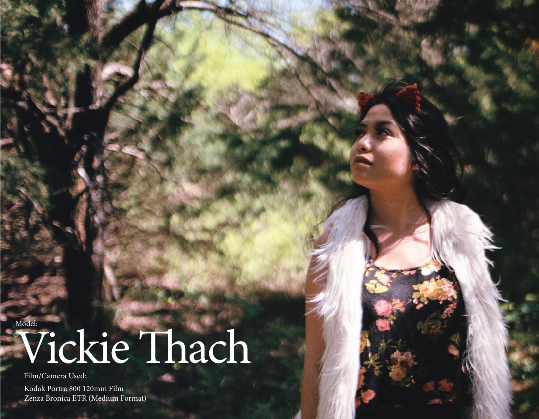Outdoor portrait editorial cover