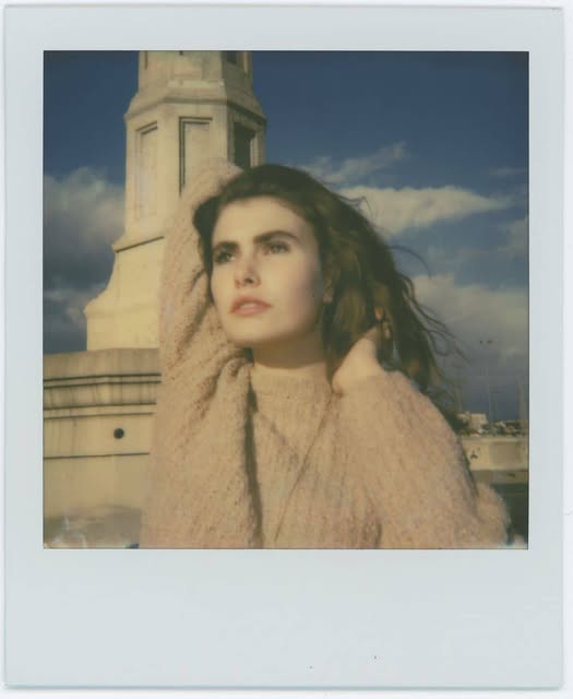 Polaroid-style city portrait
