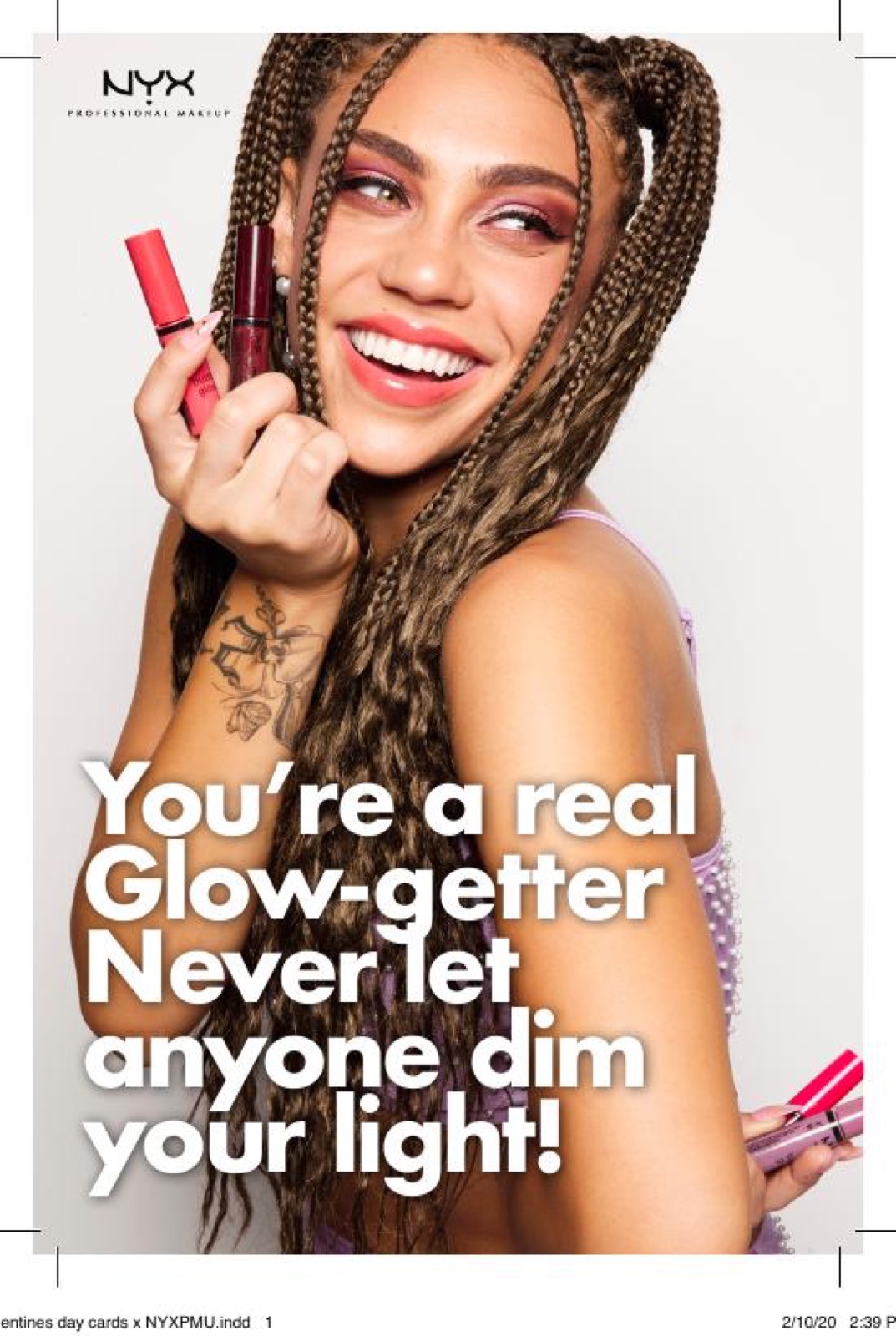 NYX Galentine's Day card